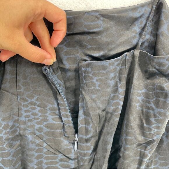 ~Anine Bing Women's Valentine Snake Print Silk Satin Mini Dress NWT - Picture 3 of 8